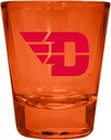 R and R Imports Dayton Flyers Full Color 2 oz Shot Glass Orange Officially Licensed Collegiate Product 4-Pack
