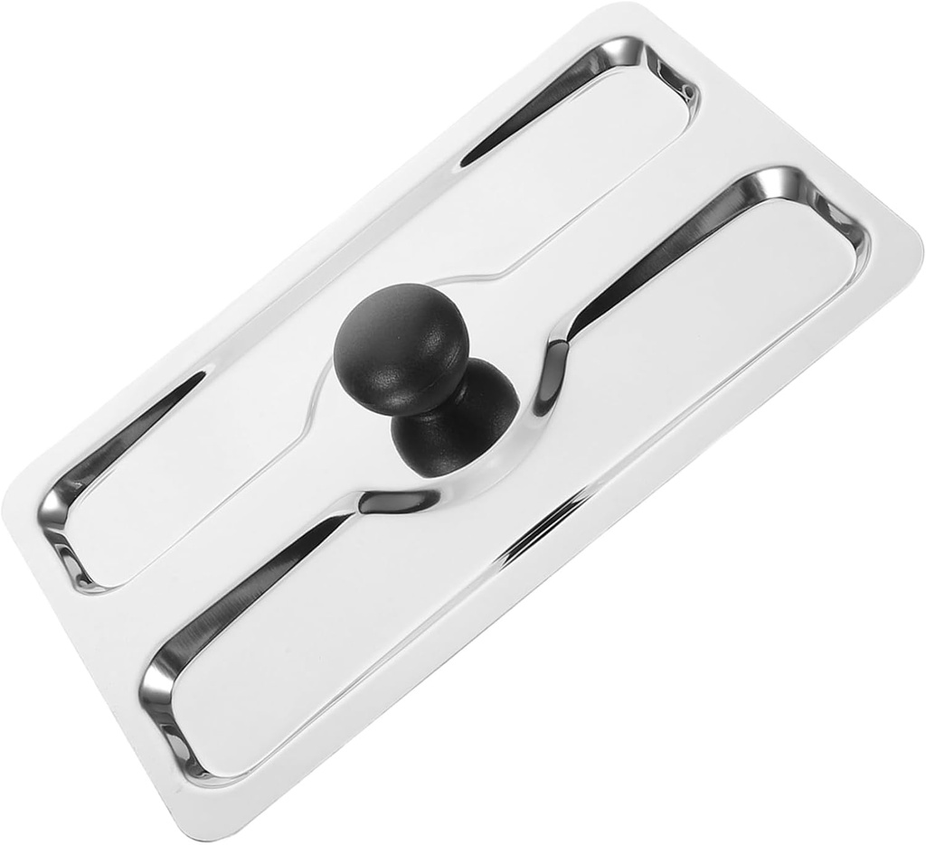 Kisangel Toaster Appliance Cover Reusable Stainless Steel Top Protector for Bread Machine Kitchen Toaster and Sandwich Maker and for Modern Kitchens