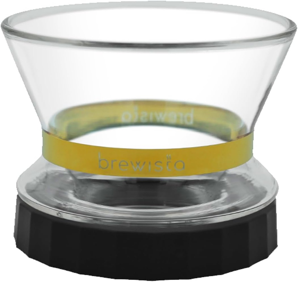 Brewista X Series Target Next Wave Duo Pour Over Coffee Dripper, Insulated Double Wall Glass, Easy-To-Clean Drip Coffee Maker for Home & Office (2-4 Cups)