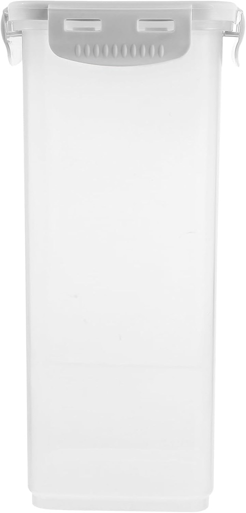 Kichvoe Airtight Bread Storage Box 2-Pack for Kitchen Countertop - Reusable Plastic Food Container for Bread Snacks Grains and Yogurt Fermentation - 9.25X4.33X3.34 Inches