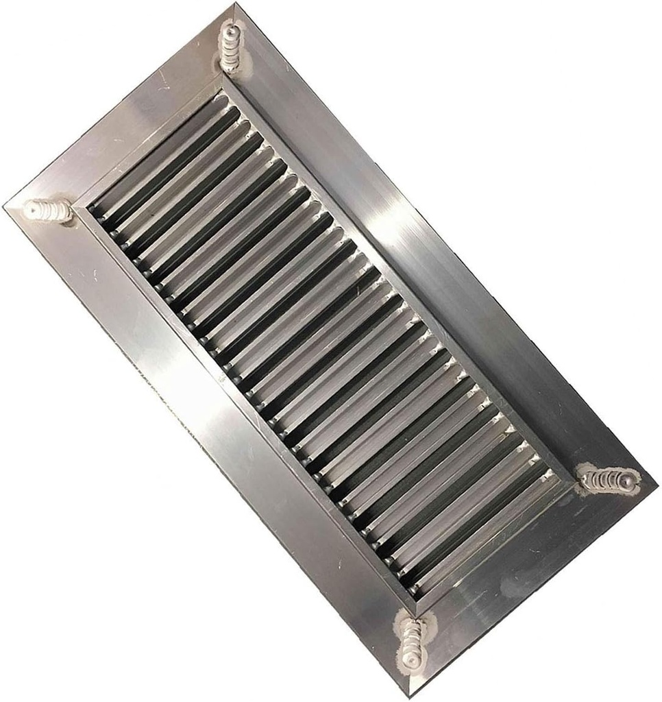 Chameleon 4"x10" 3/8" Thick Floor Vent Registers Matching Floor Tile Hardwood Laminate