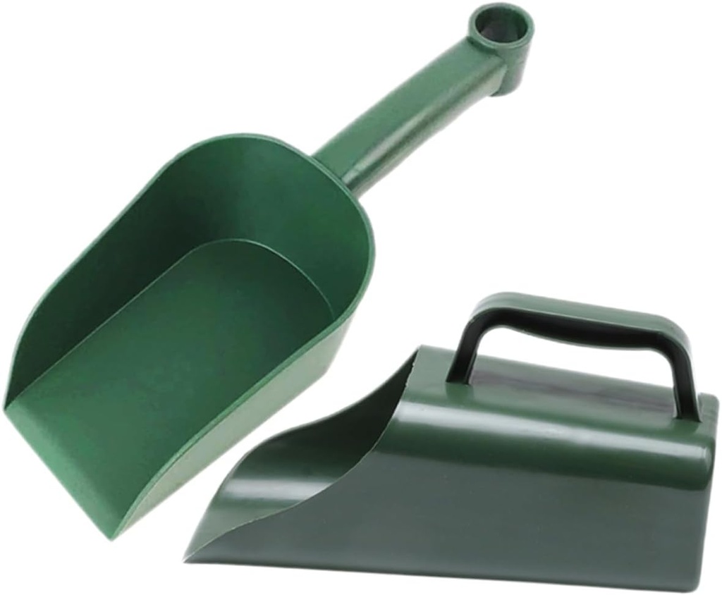 2pcs Plastic Garden Shovel Multi-Functional Soil Scoop for Indoor Plants Bonsai and Flower Potting and Gardening Hand Tool