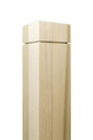 300N Square Poplar Newel Post - 3' x 48' Premium Hardwood Staircase Post, Durable Indoor, Elegant & Modern Routed Top