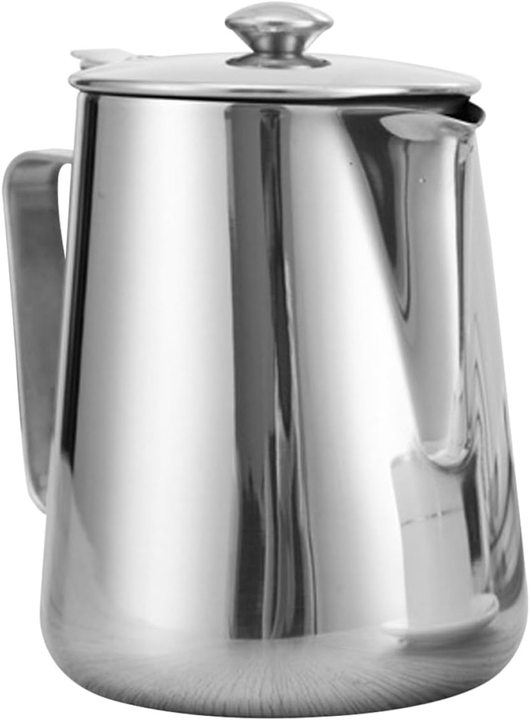 Stainless Steel Kettle Iced Coffee Cup Milk Frother for Tea Espresso Latte