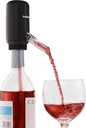Ivation Wine Aerator & Dispenser with Flexible Tube | Electric Battery-Operated Universal Wine Bottle Spout with Automatic Button Dispenser, Aeration Control, Integrated LED Light & Removable Rod