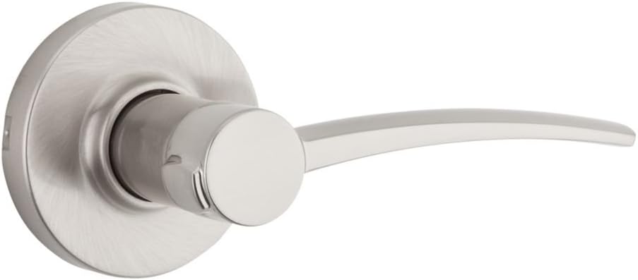 Kwikset Katara Hall/Closet Lever in Satin Nickel