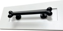 – 10” Dog Bone Handle - Animal Farmhouse Style Cabinet Pull - 10” Rustic Black Iron Vintage Dresser & Door Knob Handle- Includes All mounting Hardware - HN710 (2)