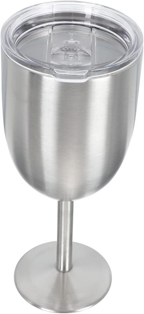 KICHOUSE Stemmed Drinking Glassware Unbreakable Elegant Wine Goblet Multi-function Cup for Beer Whiskey Cocktails
