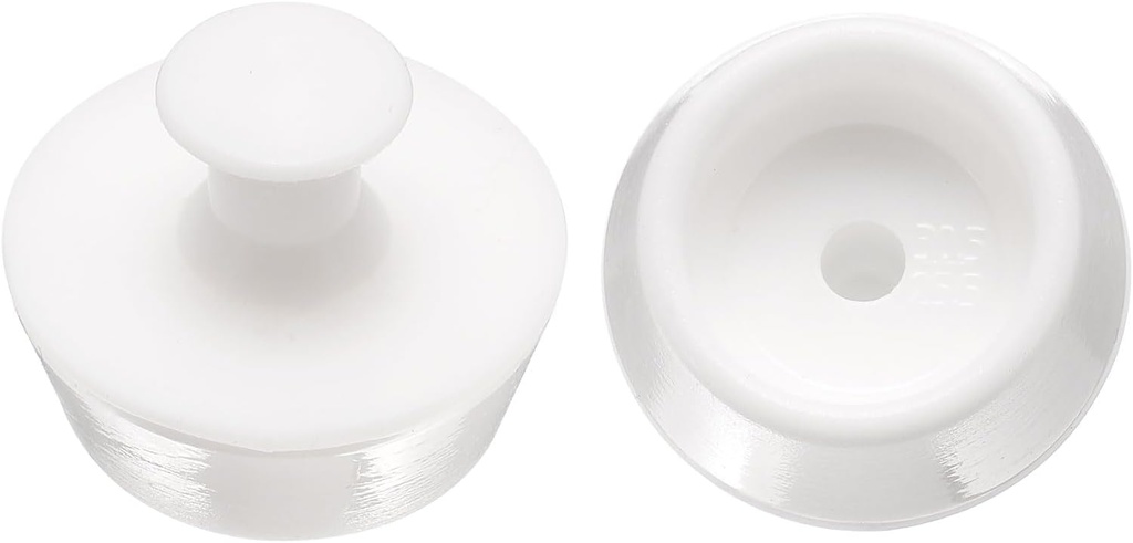 uxcell 2 Pcs Drain Stopper, Silicone Bathtub Stopper 1 1/8" to 1 3/16" Kitchen Sink Drain Stopper Bathroom Drain Plug with Handle for Laundry, Sink, Shower, Washbasin Cover