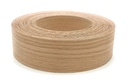 Red Oak 3" X 25' Roll, Wood Veneer Edgebanding Preglued - Flexible Wood Tape, Easy Application Iron On with Hot Melt Adhesive. Smooth Sanded Finish. Made in USA