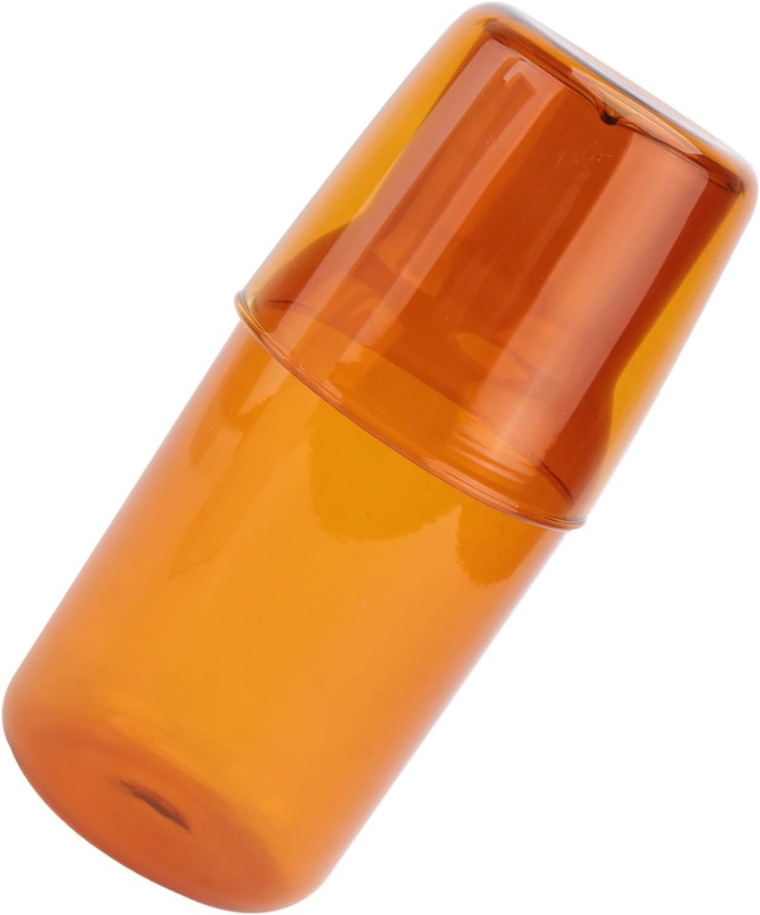 1Set Glass Cup Set with Glass Kettle and Water Bottle Drinking Tools for Home Office and Hotel Use for Cold Beverages Like Water Tea and Juice Cup