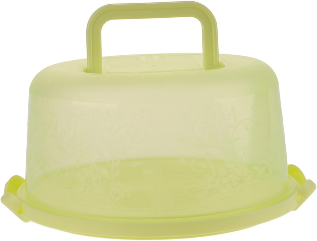 KICHOUSE Handheld Cake Carrier with Lid Dessert Carrying Box Storage for Cakes Muffins for Parties and Home Use