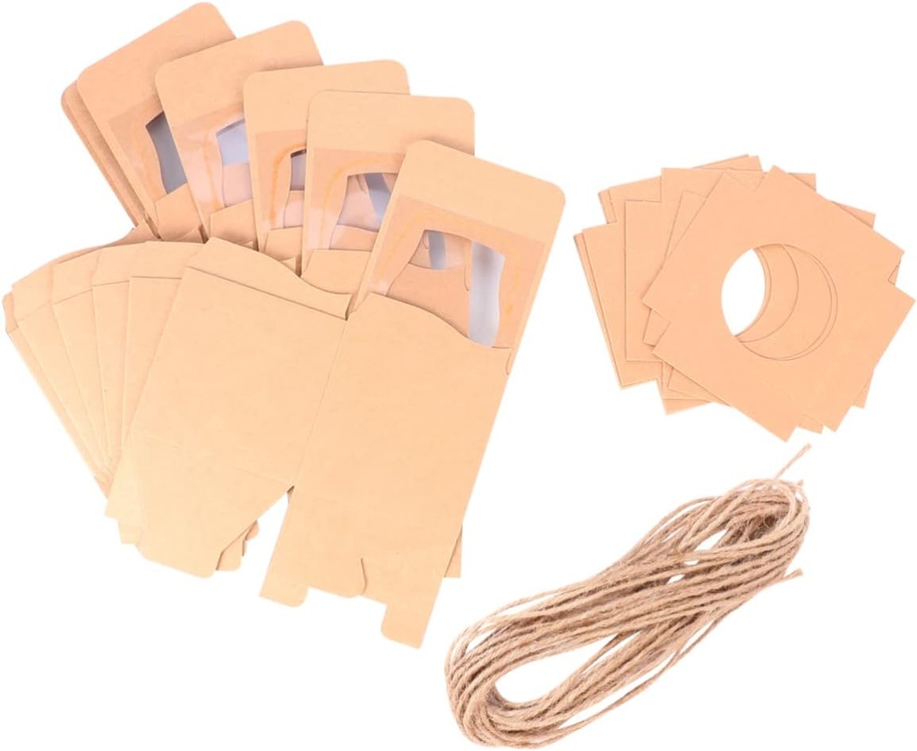 Ciieeo 10pcs Cupcake Boxes Window Food-grade Cardboard Cupcake Packaging for Parties Birthdays Weddings and Events for Muffins Cookies and Desserts