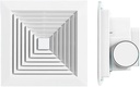 Household Kitchen Bathroom Strong Mute Ceiling Exhaust Fan Plasterboard PVC Open Hole Ceiling Copper Motor Ventilation Fan Kitchen