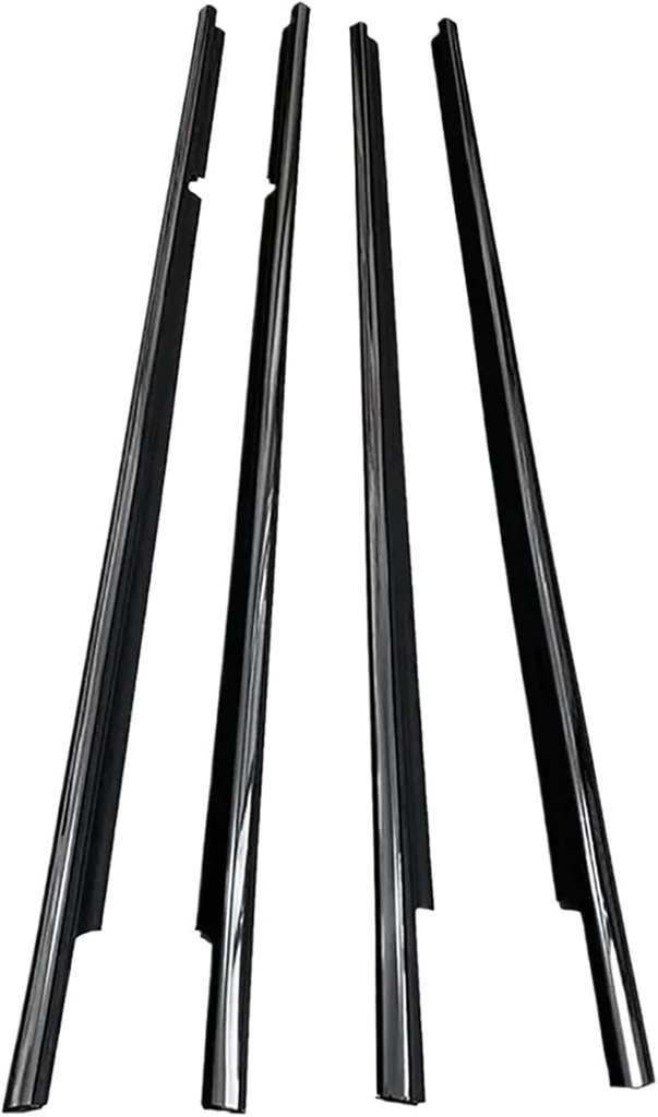 for LC100 Side Door Glass Rubber Trim Seal Belts Moulding