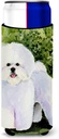 Bichon Frise Ultra Beverage Insulators for slim cans
