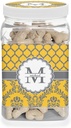 YouCustomizeIt Personalized Damask & Moroccan Dog Treat Jar