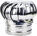 Ventilation Fan Roof Ventilator, 201 Stainless Steel Non Power Roof Ventilator, 110/160/200mm Durable Wind Turbines Attic Air Vent Ventilating Fan ventilating Fan(Color:110mm),