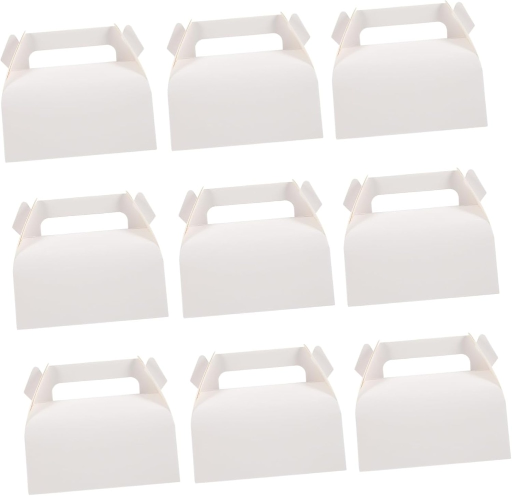 Ciieeo 50pcs Cupcake Boxes Packaging for Muffins Cookies Treats for Parties Weddings and Events Bakery Containers Easy Assembly