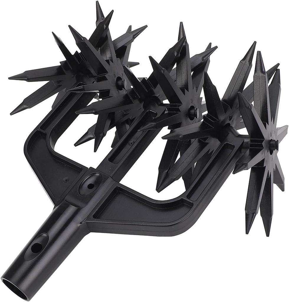Rotation Cultivator Tiller Garden Cultivator Lawn Tiller Manual Replacement Gardening Hand Tool for Loosing and Mixing Soil