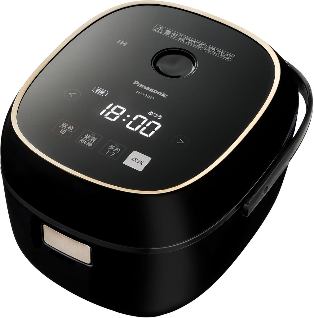 Panasonic IH Jar Rice Cooker SR-KT067-K (BLACK)【Japan Domestic genuine products】【Ships from JAPAN】
