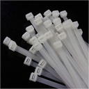 Zip Ties 16 Inch 100 per pack with 70 Pounds Tensile Strength Heavy duty cable ties White Self-Locking Nylon Wire Ties