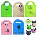 5 PCs Reusable Produce Bags – Reusable Grocery Bags Foldable with 15"x15" Capacity Size and Cute Animal Design – Convenient for Taking Along for Shopping and Made for Long Service Life in Daily Use