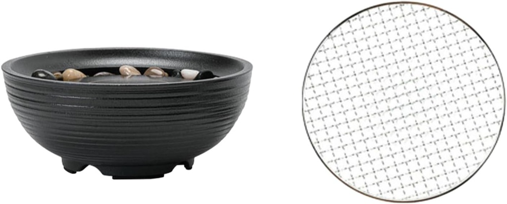 Household indoor Japanese-style tea maker,for roasting sweet potatoes - electric ceramic stove + grilling net