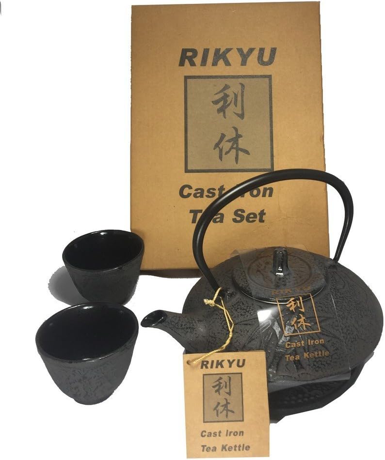 JapanBargain 4702, Japanese Tea Set Porcelain Teapot and Teacups Set For Adults, Chinese Asian Oriental Style Teasets, Made In Japan (Zen)