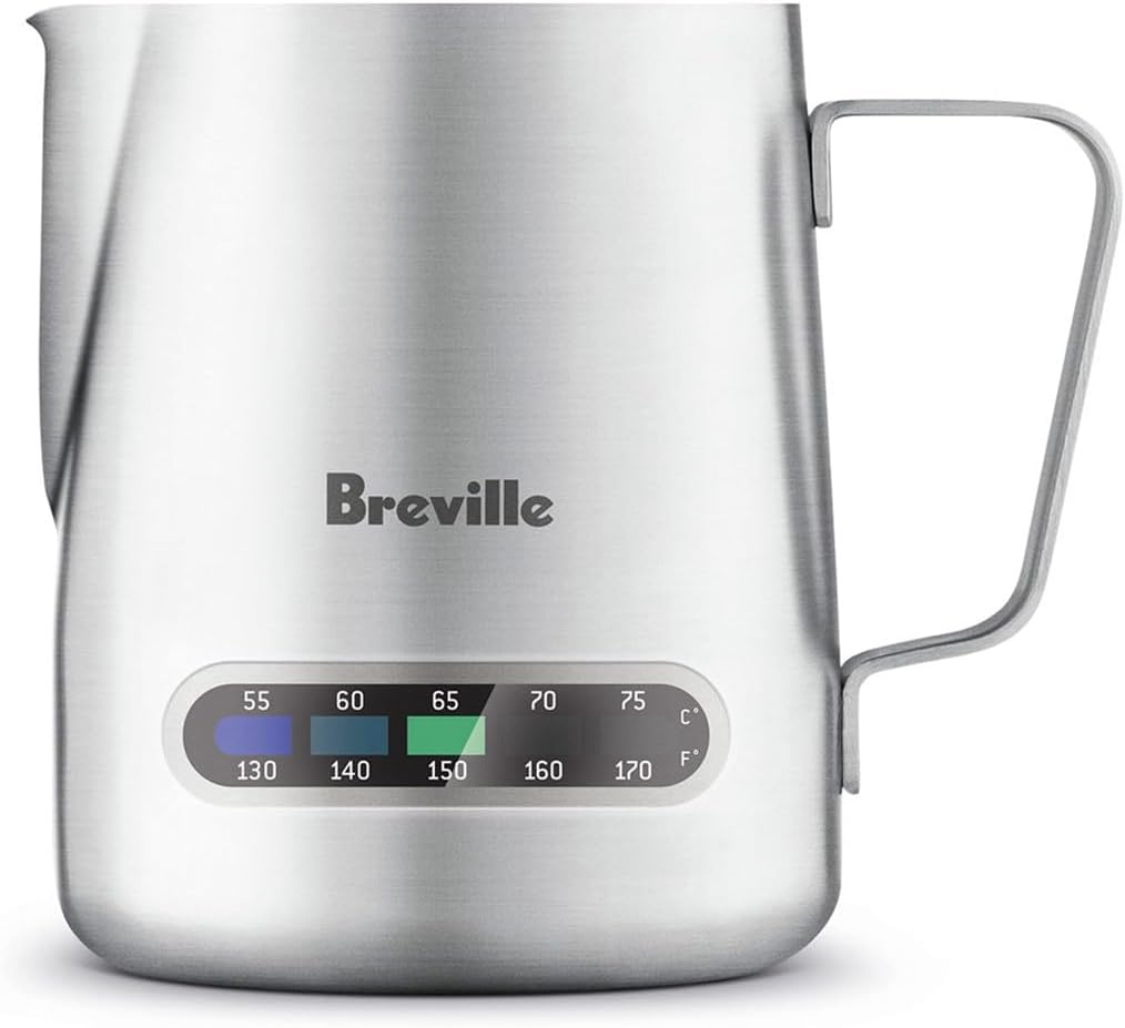 Breville BES003 Temp Control Milk Jug Espresso Accessory for Creating Latte Art