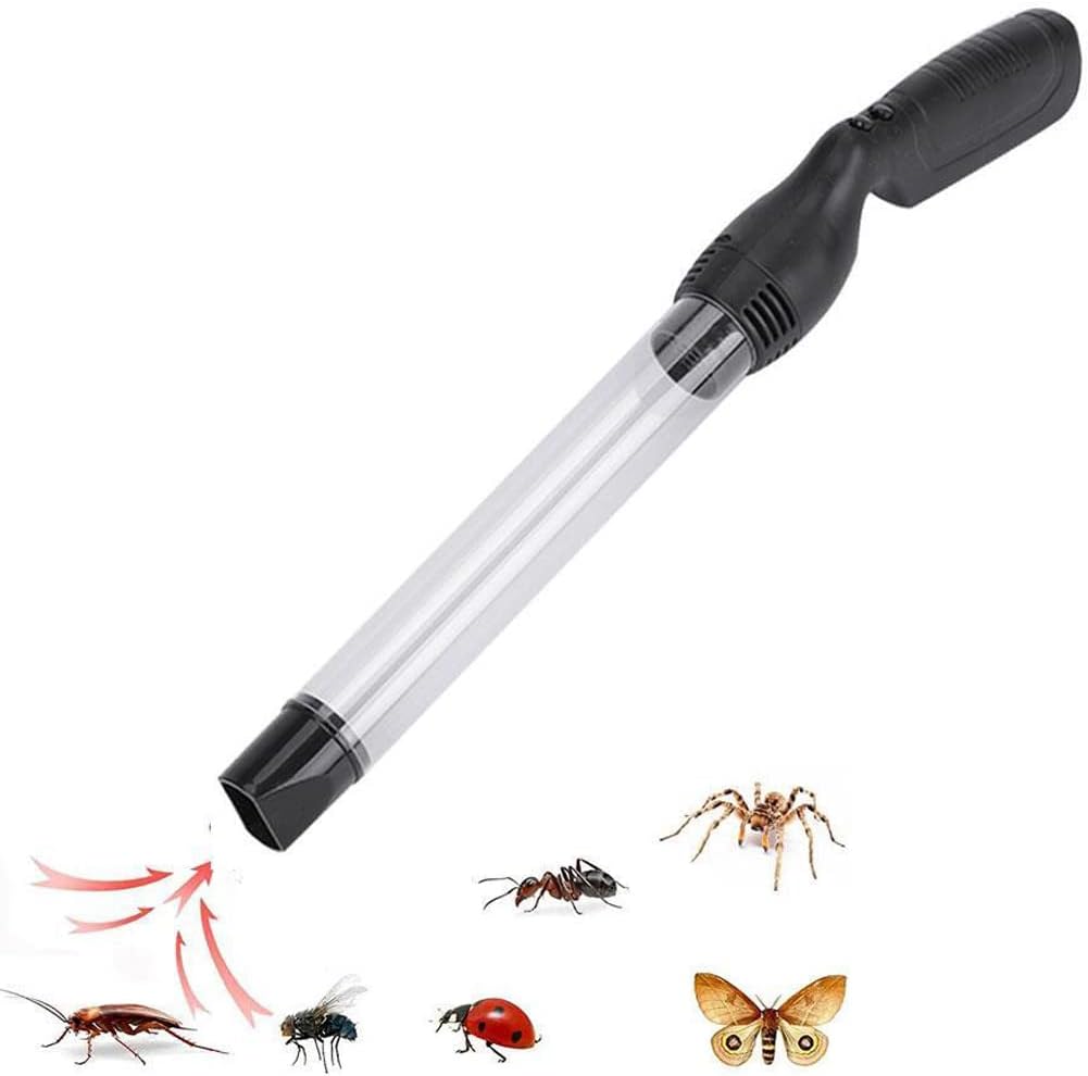 2025 Vacuum Bug Catcher Spider Insect Traps Catcher Bug Pest Control for Adults and Kids Insects Handheld LED Flashlight for Stink Bugs,Pest Suction Trap,Beetle,Cockroach,Ants,Moth(battery not include