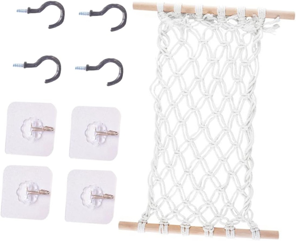 Cotton Hanging Basket Fruit and Vegetable Organizer Kitchen Counter Decor Macrame Hanging Hammock