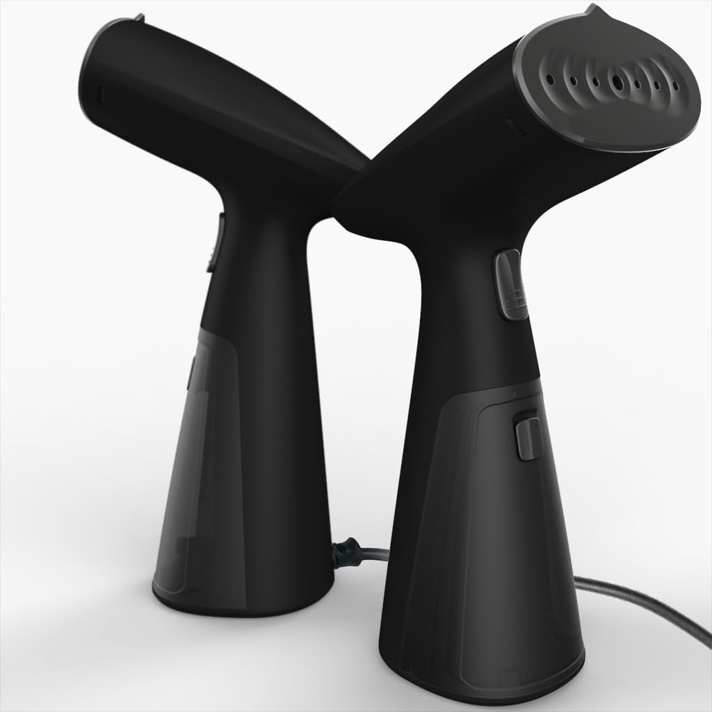 Travel Garment Steamer, Handheld Steamer for Clothes, Fast Heat-Up in 30 Seconds, 1000W Portable Steamer with 120ml Water Tank, Removes Wrinkles from Clothes, Garments, and Fabrics