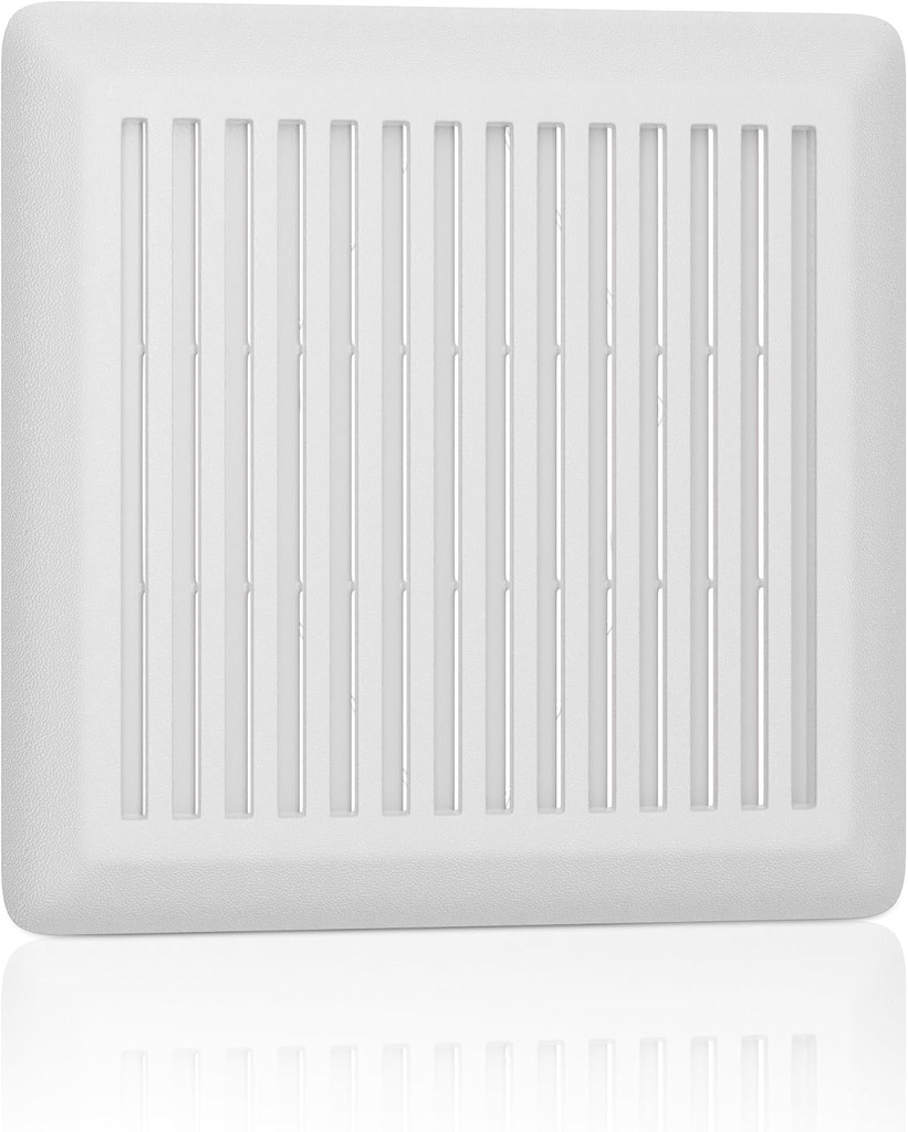 MAYITOP C350GN Bathroom Vent Cover With Springs Replacement Bathroom Ceiling Fan Grille Cover For Bro-an-NuT-one C350GN Grille for NuTone 695 and 696N Ventilation Fan (White) 8.75" x 9.125"