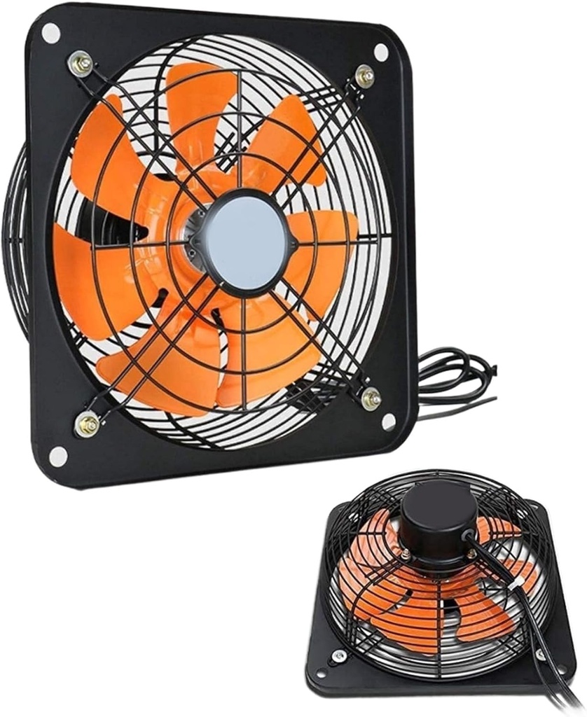 12 inches,10/12/14Inch Exhaust Fan Ventilation Extractor Fan, 50/60/80W Industrial Ventilation Fans, Warehouse Paint Booth Vent Fans, for Garage Bathroom Factory