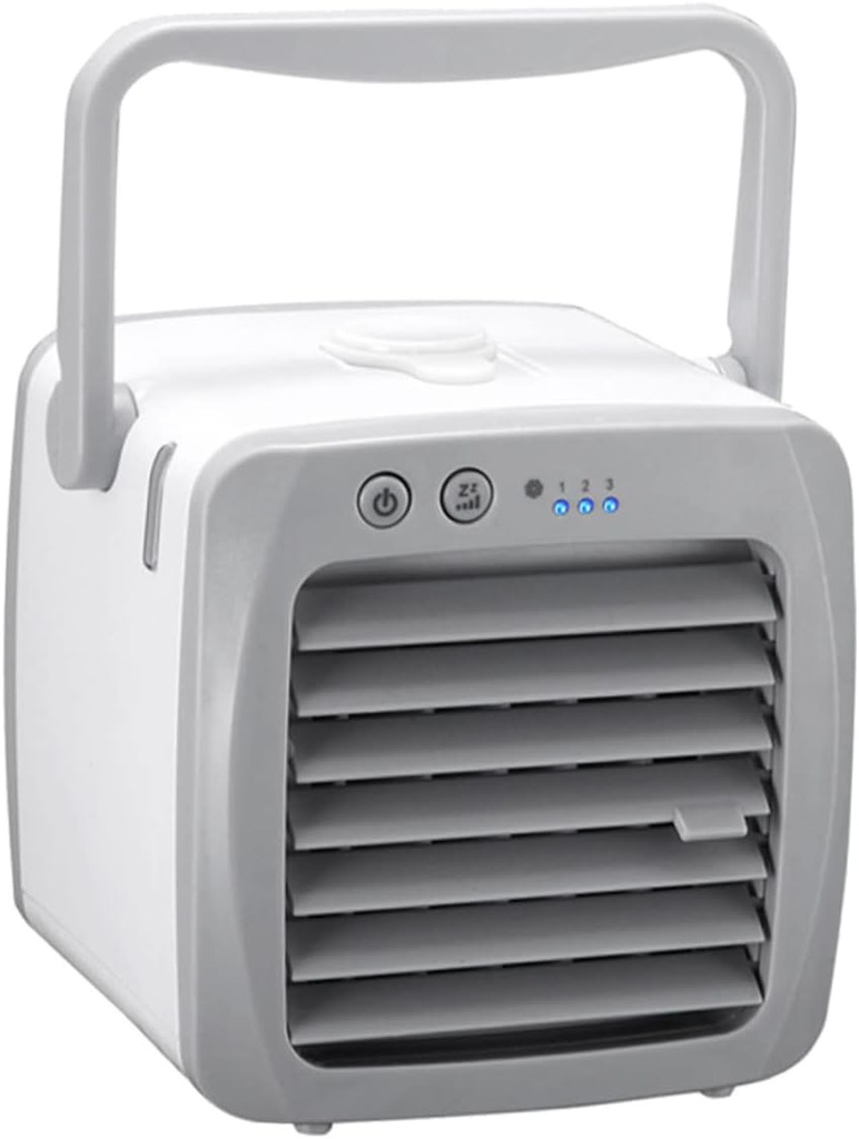 1pc Mini Air Conditioner Desk Fan Usb Powered Portable Cooling Fan for Multi-function Air Cooler Purification and Humidification Compact for Spaces