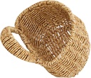 Cabilock Basket for Kitchen Hanging Wall Vegetable Fruit Woven Wall Kitchen Storage Holder Plastic