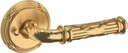 Baldwin 5122.PRIV 5122 Privacy Door Lever Set with 5022 Rose from The Estate Collection - Lifetime Satin Brass
