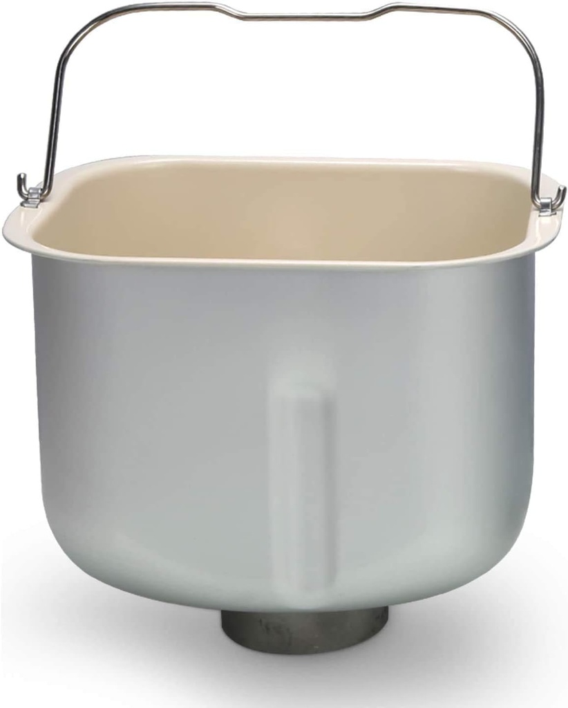 KBS MBF-010&MBF016 Bread Machine Liner, Bread Pan with Kneading Paddle for 2LB KBS Bread Machine, Bread Maker Universal Replacement Parts, Premium Ceramic pan