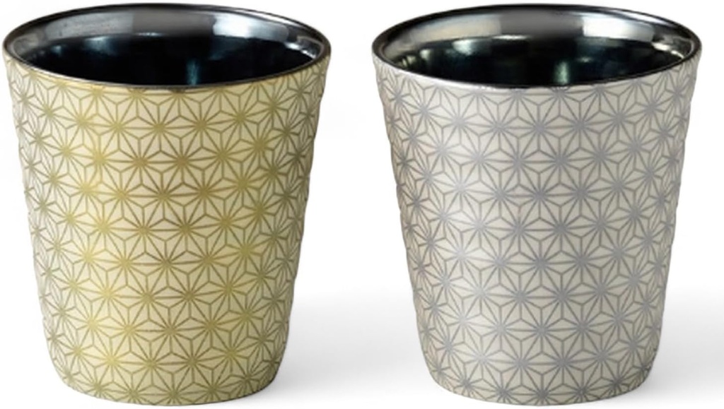 J-kitchens Pair Lock Cups, Japanese Style Taste, 10.1 fl oz (310 ml), Microwave Safe, Made in Japan