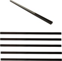 15 Pcs Marble Tile Edge Trim,12 Inch Marble Pencil Liner Both Side Polished for Bathroom, Backsplash, Kitchen, Tile Shower (15 - Black)