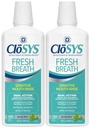 CloSYS Sensitive Mouthwash, 32 Ounce, 2 Count, Gentle Mint, Alcohol Free, Dye Free, pH Balanced, Helps Soothe Mouth Sensitivity, Fights Bad Breath