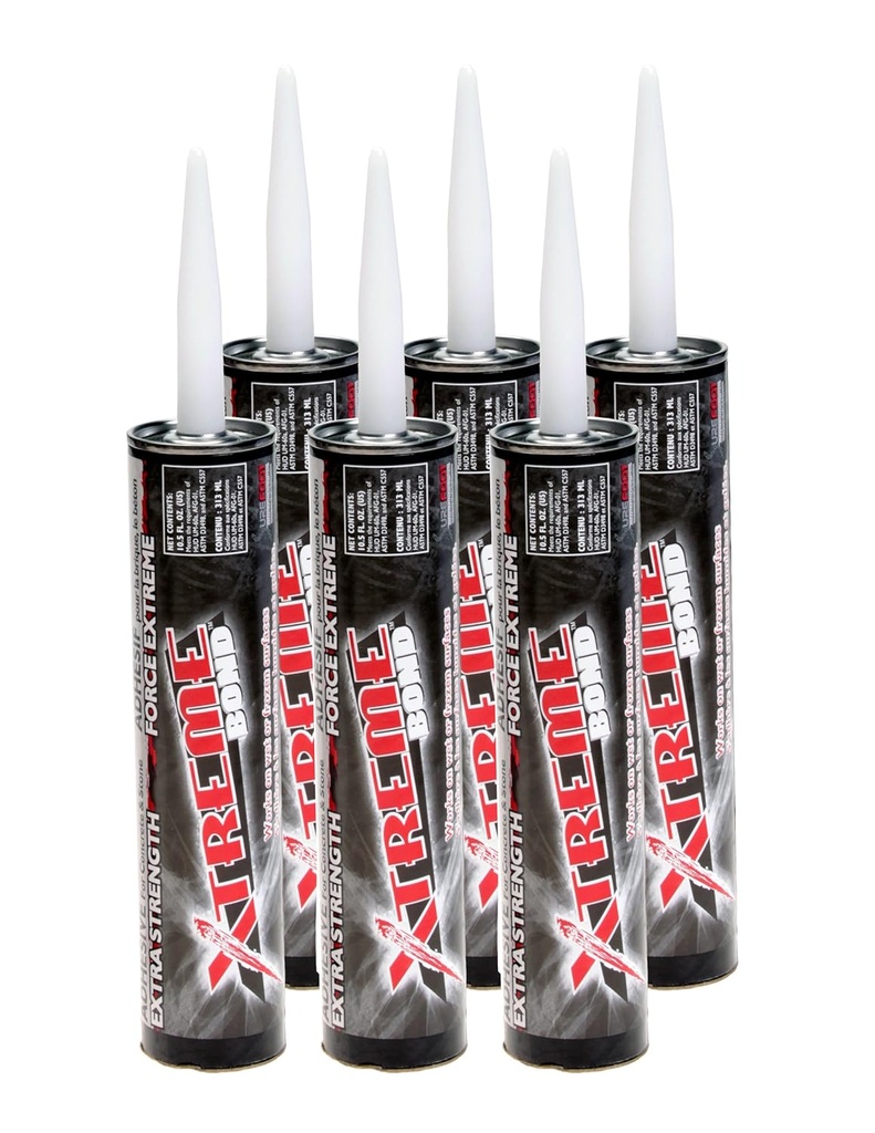Masonry Adhesive for Wet or Frozen Surfaces in 10.5 oz and 29 oz cartridges All Purpose All Weather Construction Adhesive