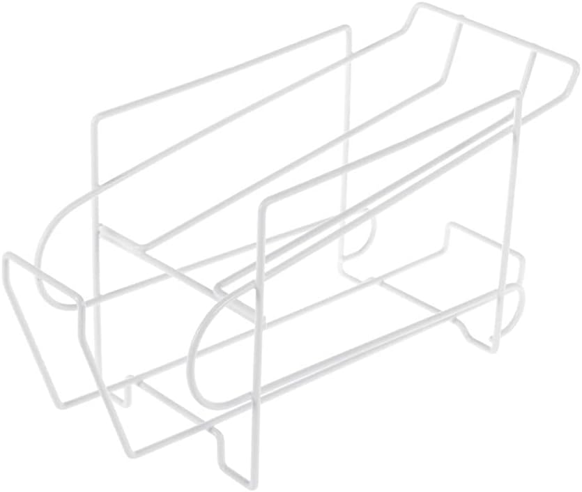 Cabilock 1pc Automatic Can Storage Rack Convenient Automatic Covering Position Function for Home Use Holds Cans White Color for Fridge Kitchen Organization
