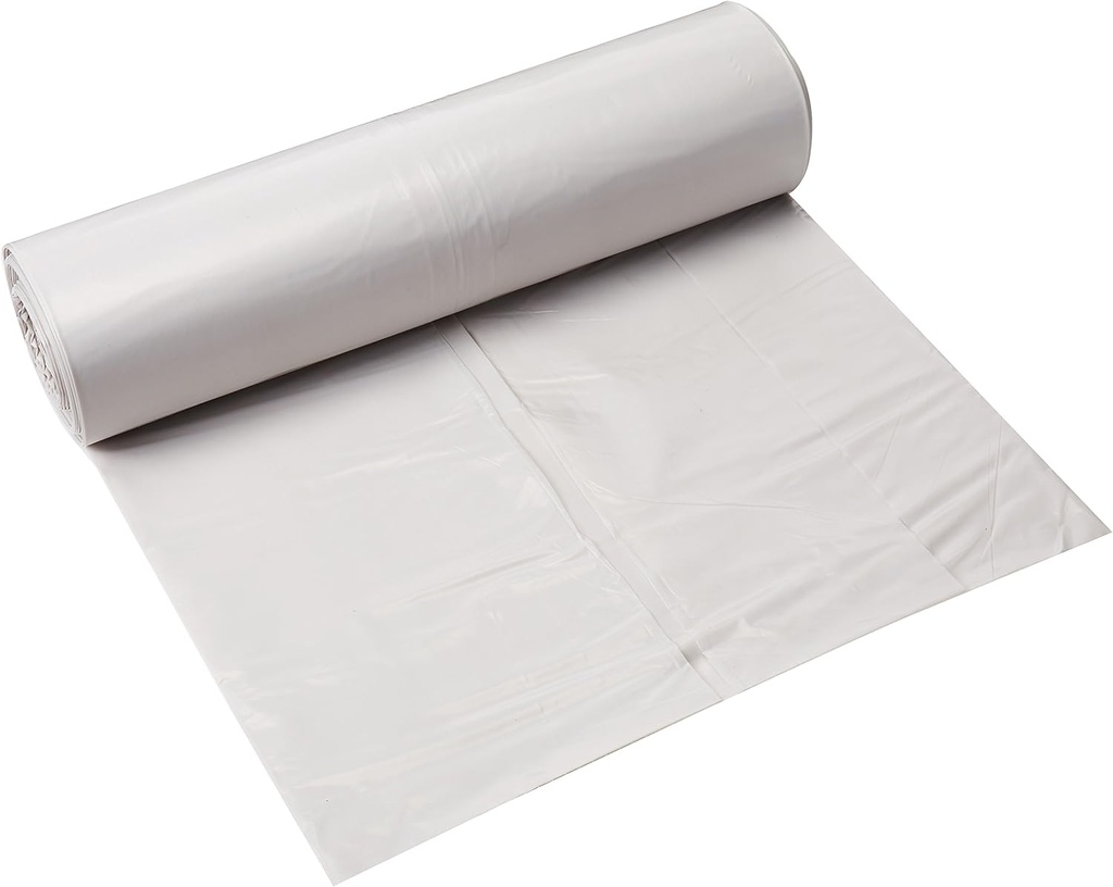 1-Roll of 20’ x 100’ Poly - America CF0420C Husky Clear 4-Mil Low Density Plastic Sheeting