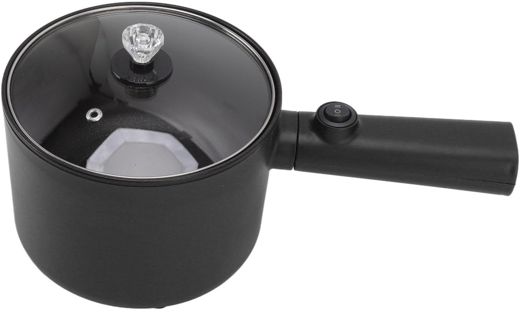 Electric Pot, 1.8L Hot Pot Cooker, Non-Stick Mini Pot with Handle for Home Kitchen, Electric Cooking Pot for Frying Steaming