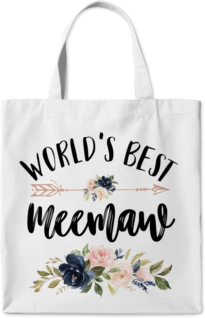 Grandma Gifts Canvas Tote Bag, Gifts Tote Bag for Women, Christmas Birthday Aesthetic Reusable Gift for Mother's Day