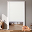 Vertical Pull Down Folding Door with Aluminum Frame, 80 86 90 96 in Tall Honeycomb Blackout Shades/Privacy Divider Accordion Doors, Room Retractable Doors, No Drill(WxH-36X86in (91x218cm))