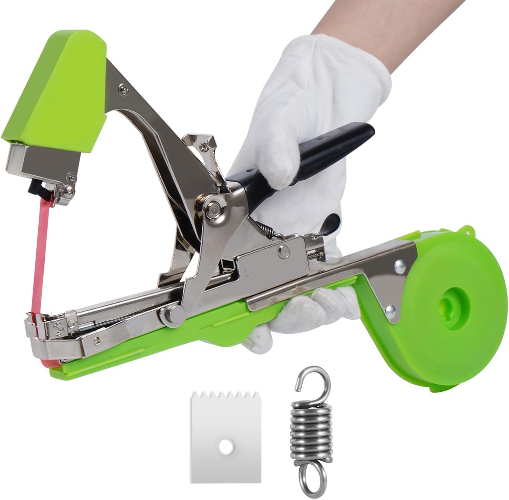 Plant Tying Machine, Garden Vine Tying Tape Tool, Lightweight Plant Tape Gun for Climbing Plants, Grapes, Raspberries, Tomatoes and Vining Vegetables Flowers