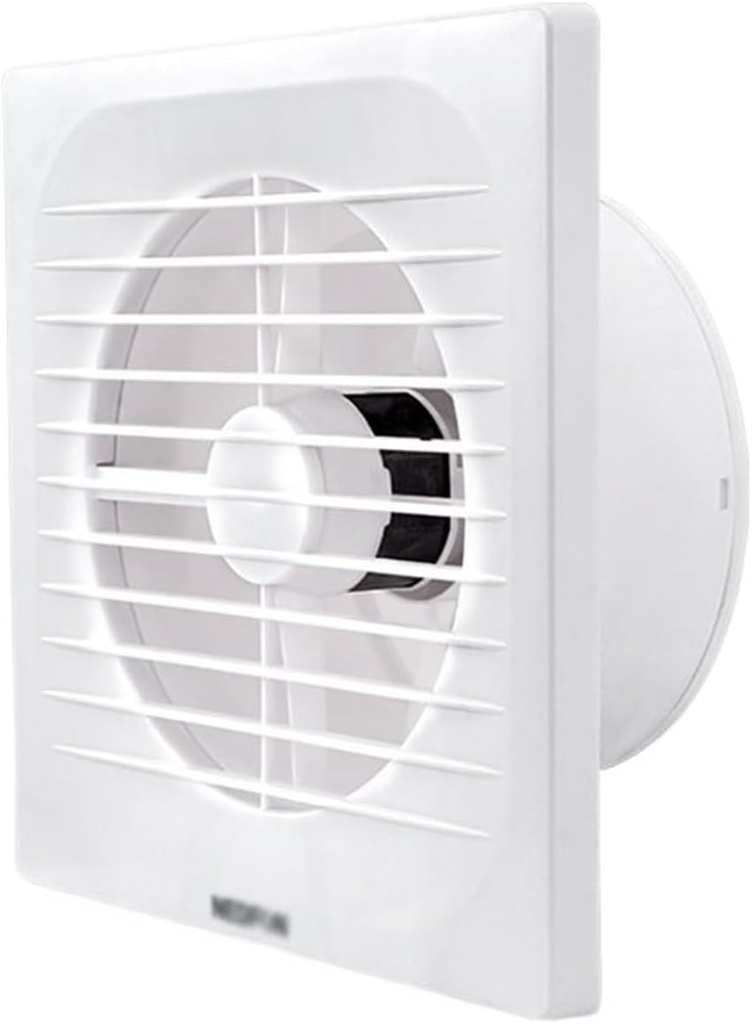 GRFIT Exhaust Fans Bathroom Exhaust Fan Ventilation Powerful Exhaust Fan Mute Window Wall Kitchen Glass Household Ventilation Fan With Non-return Valve Appliance Accessories (Size : 25.2 * 25.2cm)